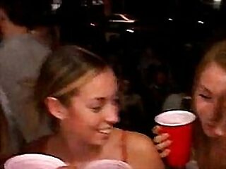 Cute College Girls at a Frat Party get Fucked